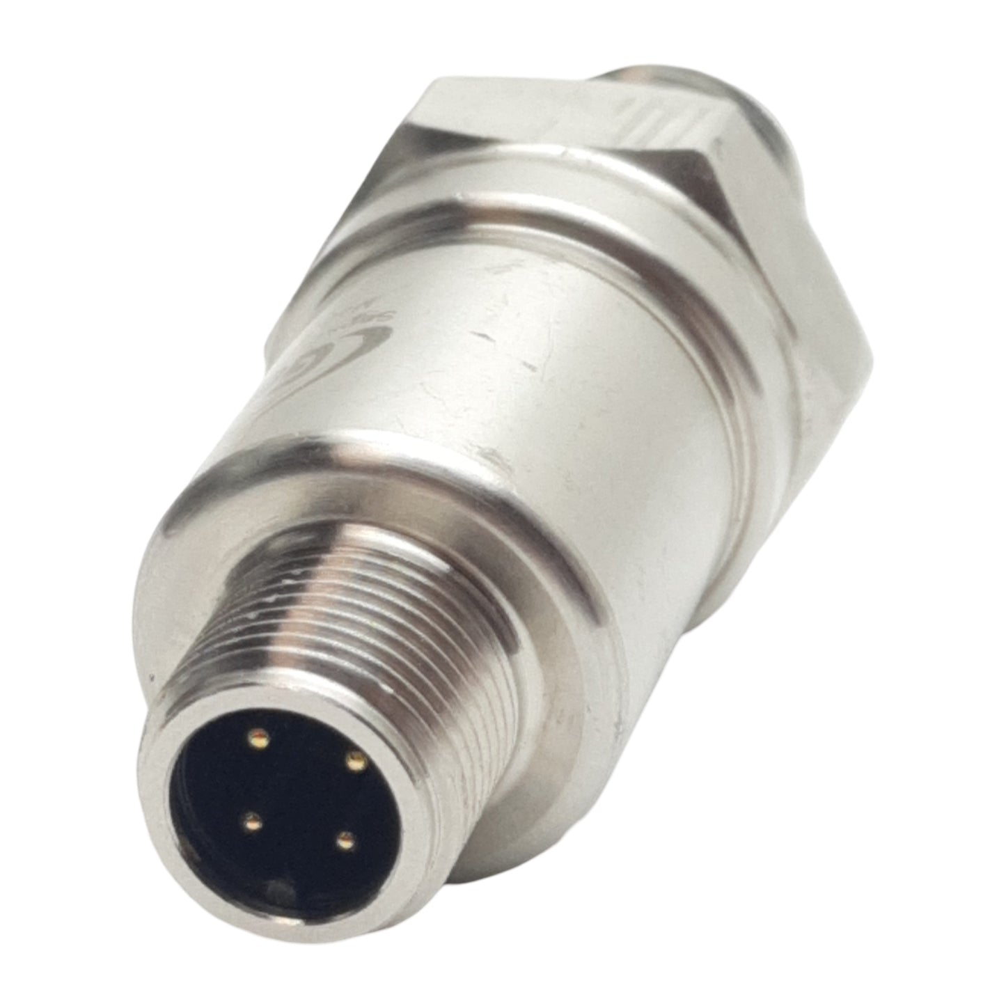 Used Gems 3500P05P0G02E000 Pressure Sensor, 12-30VDC, 0-200psi, M12 4-Pin, 1/4in NPT