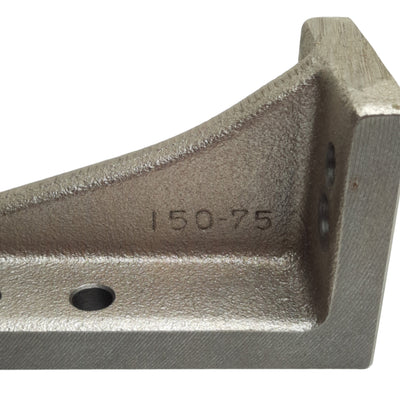 Used Lot of 2 Misumi IKK150-75 Cast Iron Angle Brackets, 150mm x 75mm x 75mm *Holes*