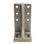 Used Lot of 2 Misumi IKK150-75 Cast Iron Angle Brackets, 150mm x 75mm x 75mm *Holes*