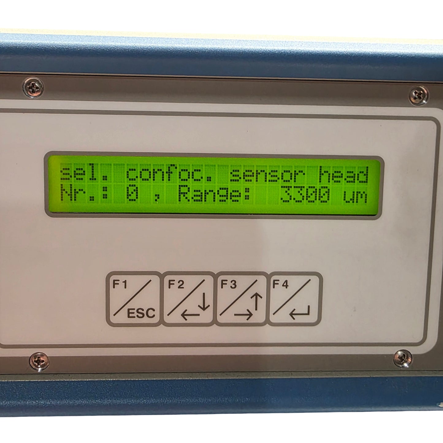Used Precitec CHR150-E Optical Sensor, 85-240VAC, FC/APC ø2mm, D-Sub 9-Pin RS232