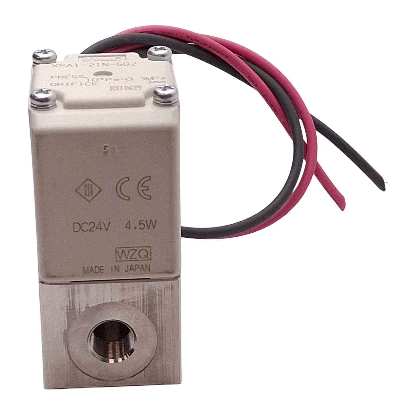 Used SMC XSA1-21N-5G2 Vacuum Solenoid Valve, 1µPa-0.3MPa, 1/8in NPT, 24VDC Coil