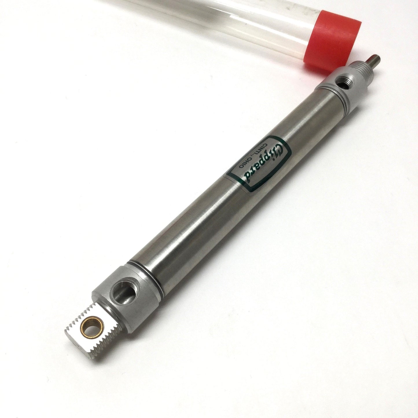 New Clippard UDR-12-4 SS Pneumatic Cylinder, Ø3/4" Bore, 4" Stroke, 1/8" NPT