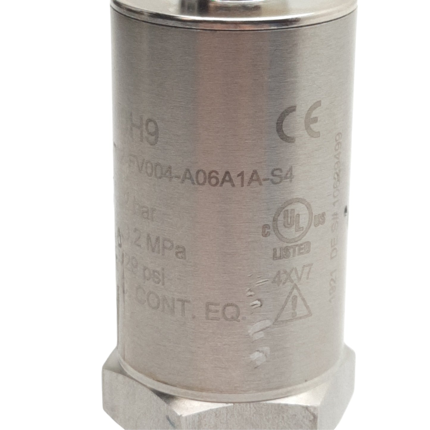 Used Balluff BSP00H9 Pressure Sensor, 8-32VDC, 0-2bar Range, 4-20Ma Output, 1/4in NPT