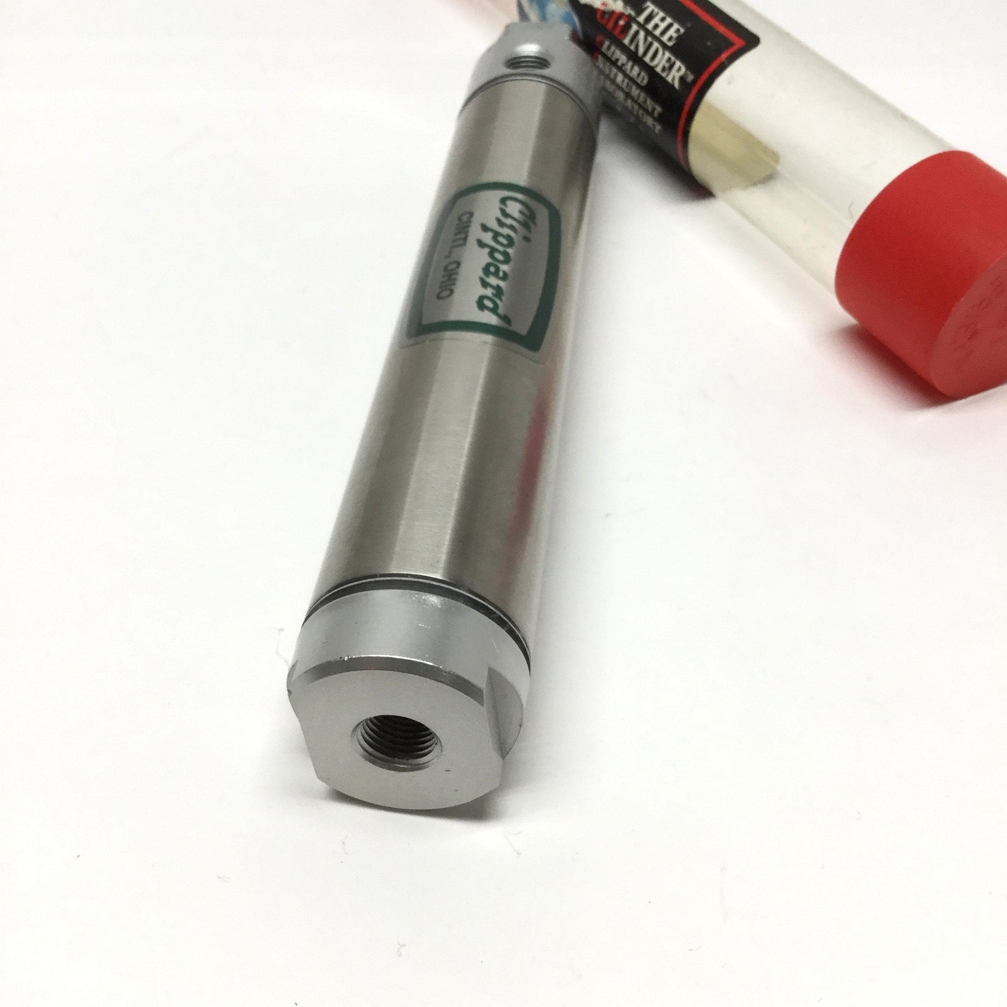 New Clippard SDR-17-4 SS Pneumatic Cylinder, Ø1-1/16" Bore, 4" Stroke, 1/8" NPT