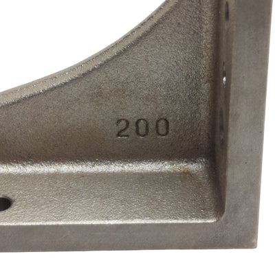 Used Misumi IKFB200-120 Cast Iron Angle Bracket 200mm x 120mm x 100mm *Holes*