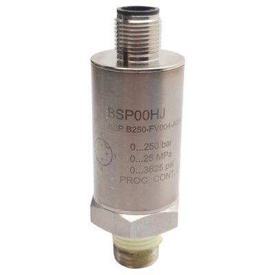 Used Balluff BSP00HJ Pressure Sensor, 8-32VDC, 0-250bar Range, 4-20mA Out, 1/4in NPT
