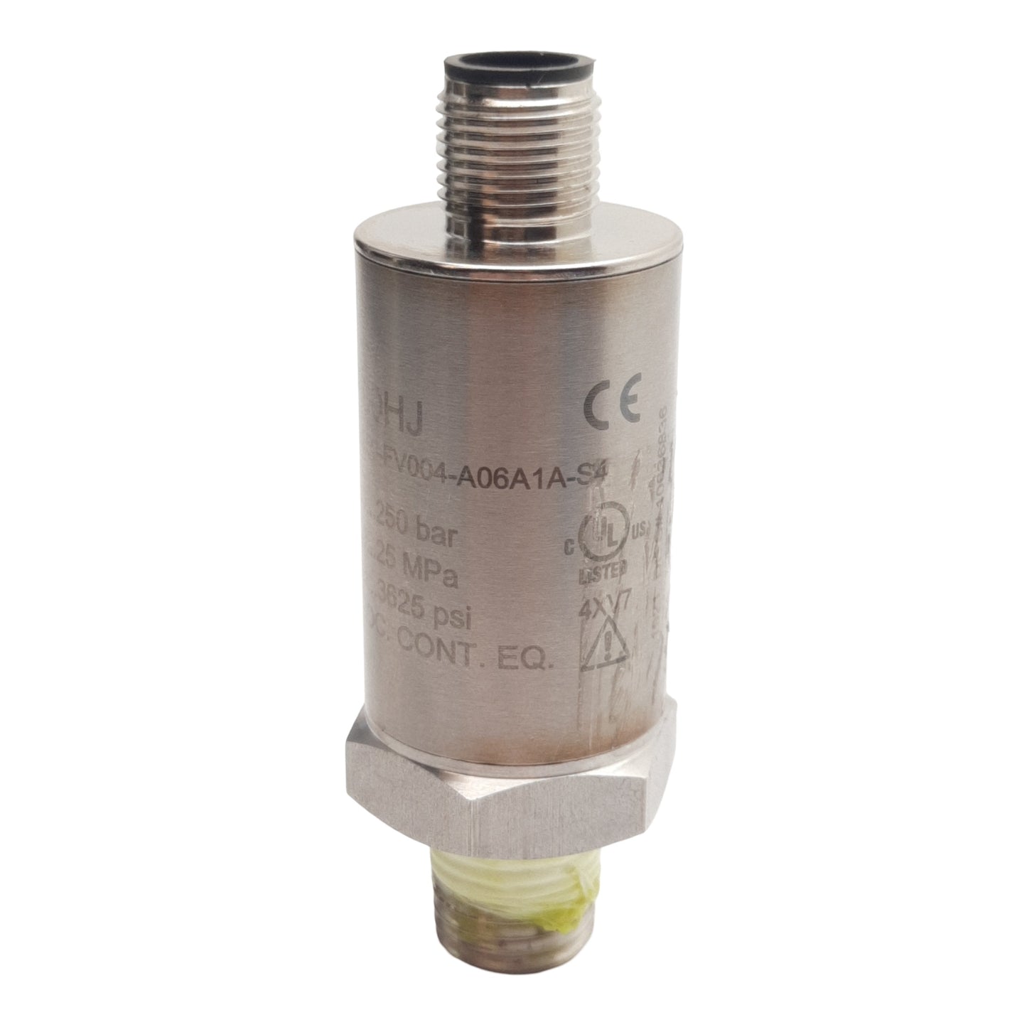 Used Balluff BSP00HJ Pressure Sensor, 8-32VDC, 0-250bar Range, 4-20mA Out, 1/4in NPT