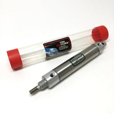 New Clippard UDR-20-4 SS Pneumatic Cylinder, Ø1-1/4" Bore, 4" Stroke, 1/8" NPT