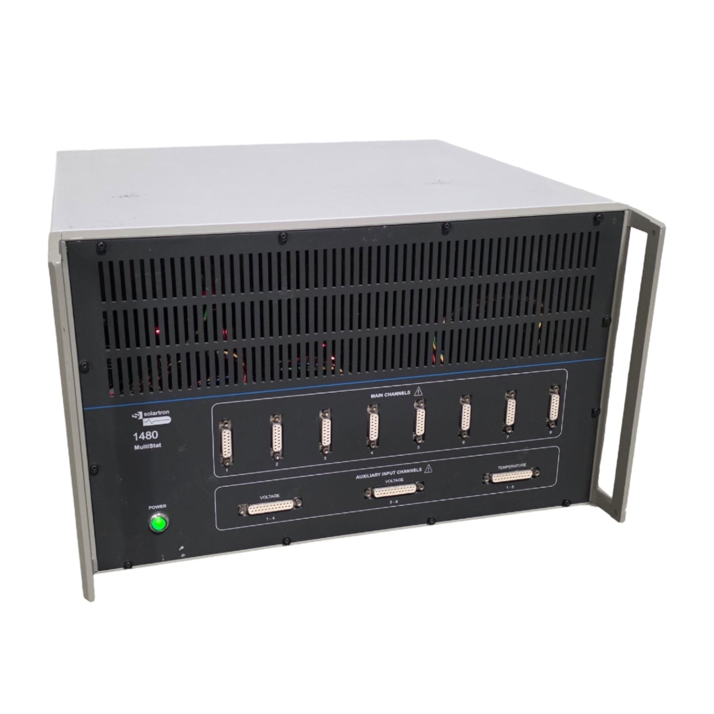 Used Solartron 1480 MultiStat Multichannel Potentiostat 8-Ch 20k Samples/Sec +10V/-3V