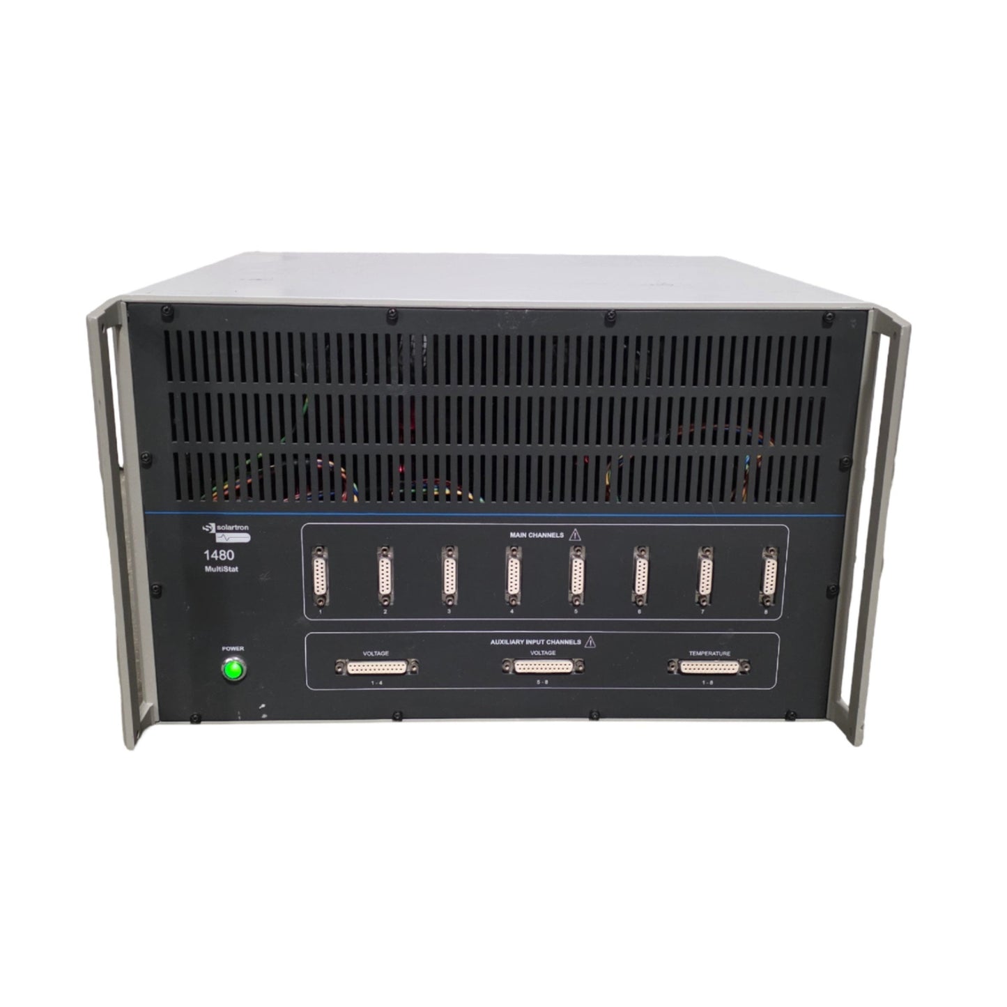 Used Solartron 1480 MultiStat Multichannel Potentiostat 8-Ch 20k Samples/Sec +10V/-3V