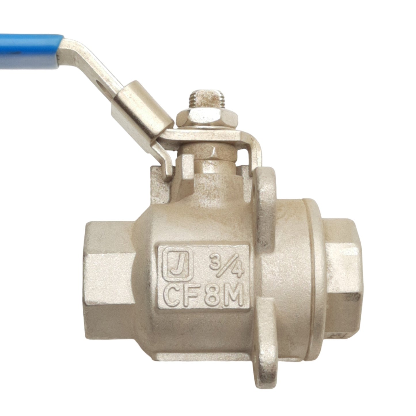 New Lot of 2 Jamesbury J 3/4in CF8M Ball Valves, 4500CWP, 3/4in NPT Female