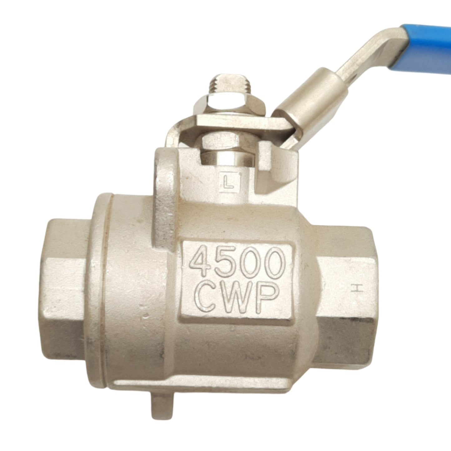 New Lot of 2 Jamesbury J 3/4in CF8M Ball Valves, 4500CWP, 3/4in NPT Female