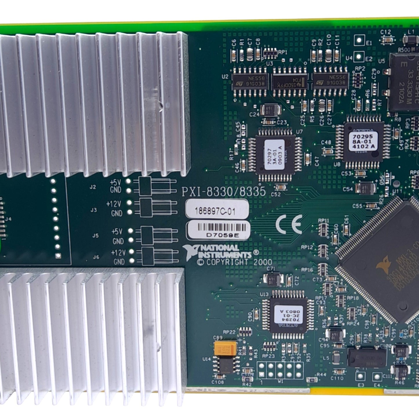 Used National Instruments PXI-8330 MXI-3 PCI Interface Module, 5VDC 1.5A, 84MB/s