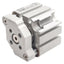 Used SMC CQMB20-10 Compact Guided Cylinder, ø20mm Bore, 10mm Stroke, 1.0MPa, M5 Ports