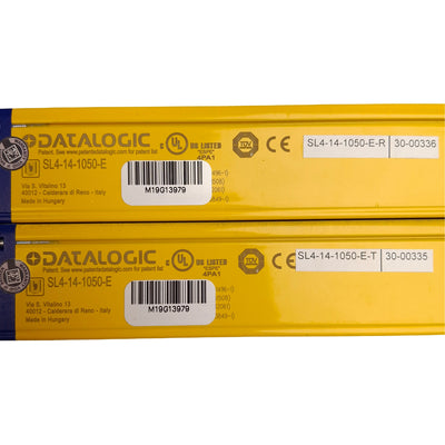 Used Datalogic SL4-14-1050-E Safety Light Curtain, ø14mm Res, 1050mm Height, 24VDC