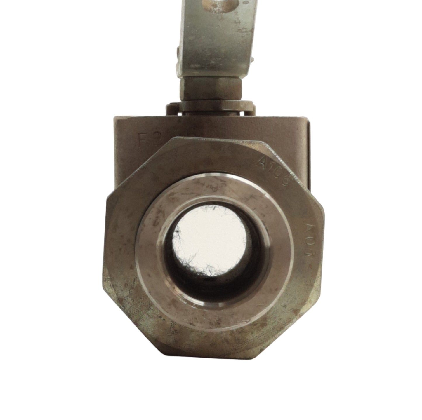 Used McCanna/Marpac 1 SS E790 12TTP Butt-Weld SS Ball Valve, 1in B16.24, 2500CWP