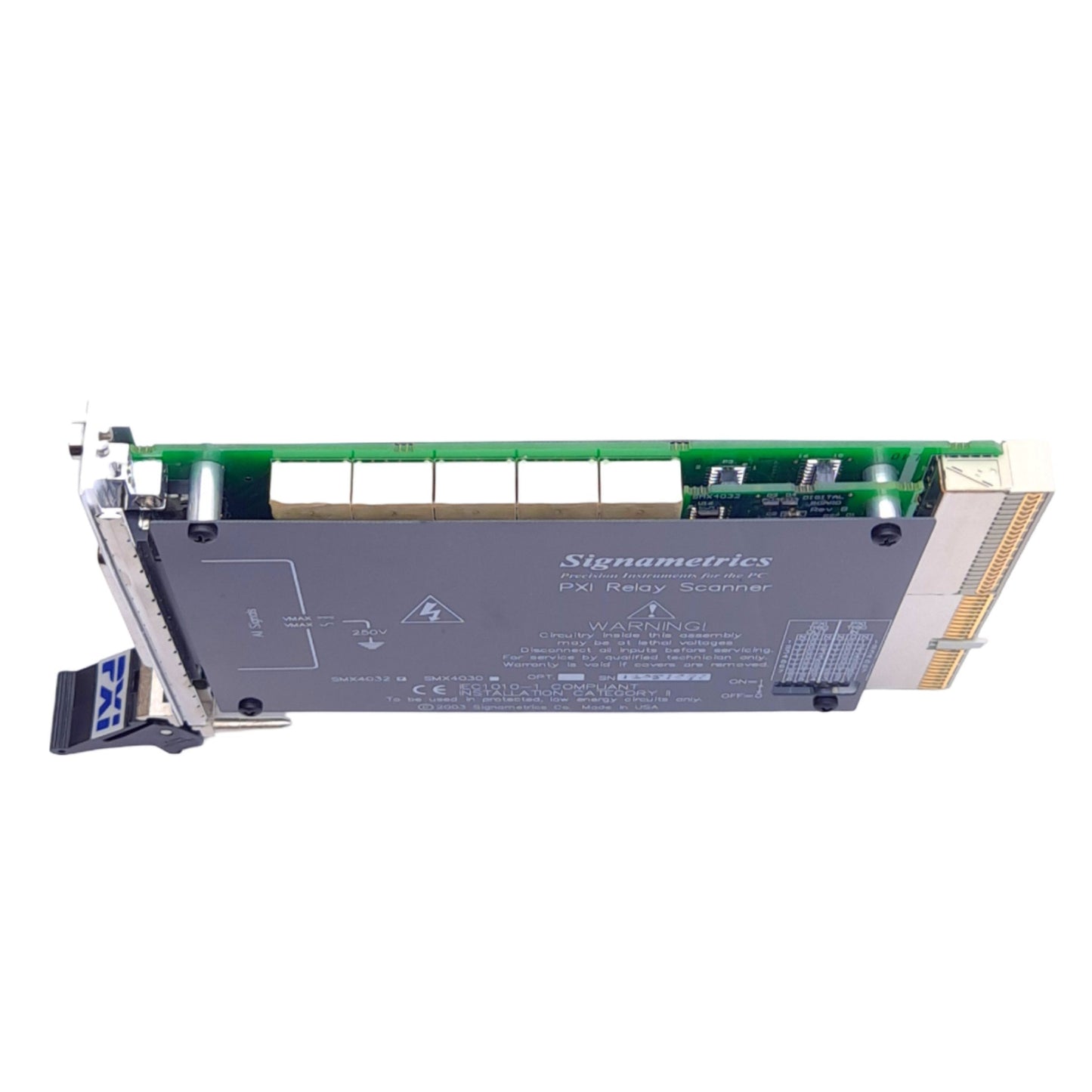 Used Signametrics SMX4032 PXI Relay Scanner, 35-Channel, 220VDC/250VAC 1A, D-Sub 78-P