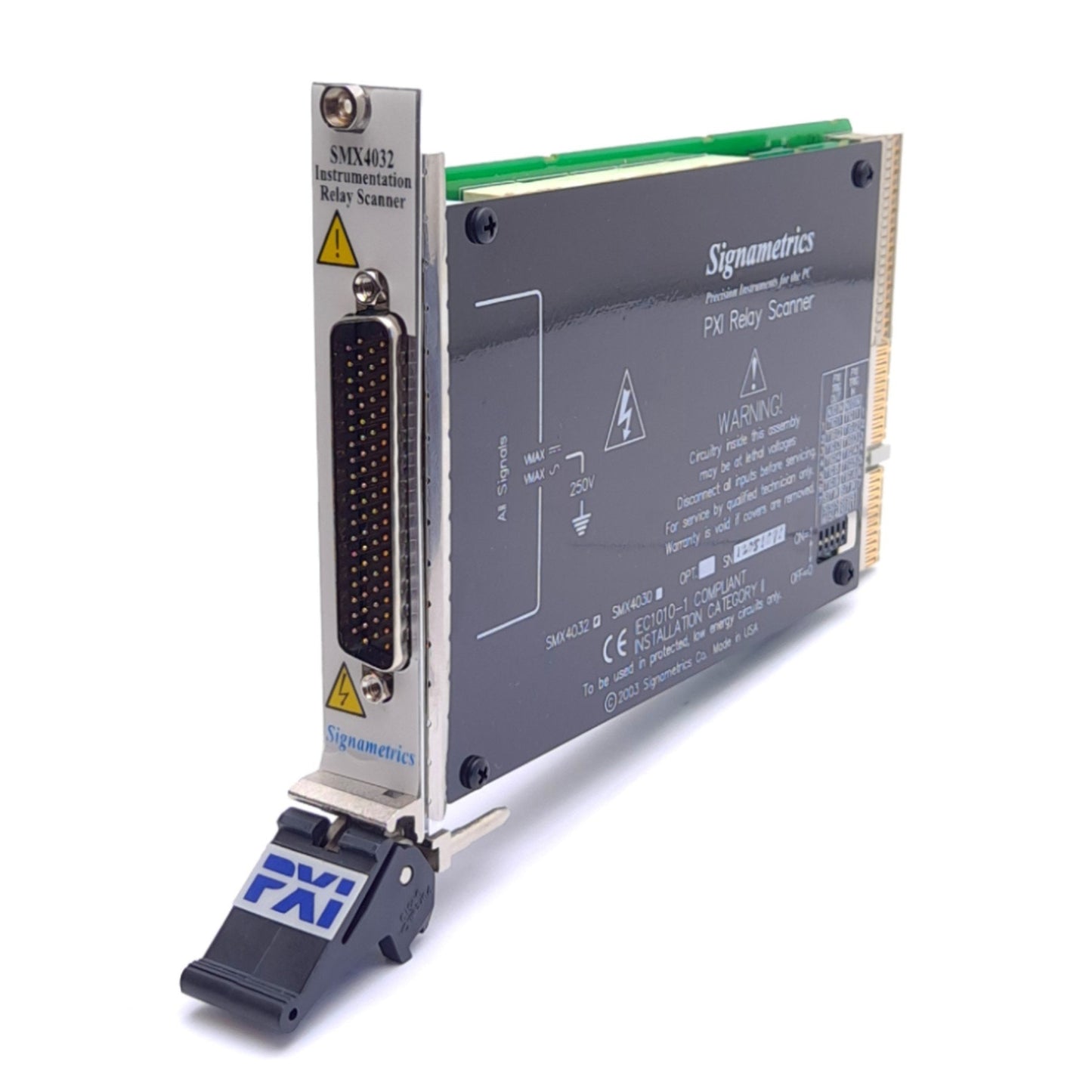 Used Signametrics SMX4032 PXI Relay Scanner, 35-Channel, 220VDC/250VAC 1A, D-Sub 78-P