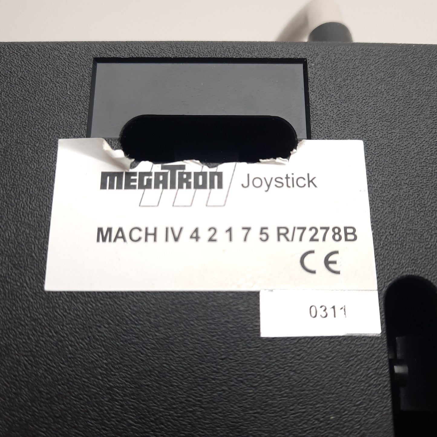 Used Megatron MachIV 42175R/7278B Joystick, 3-Axis With Rotation, 4-Button, DB37F
