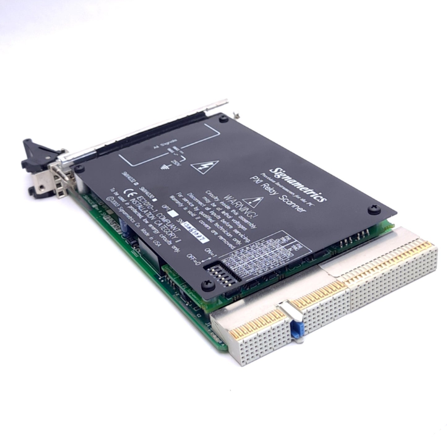 Used Signametrics SMX4032 PXI Relay Scanner, 35-Channel, 220VDC/250VAC, *Broken Clip