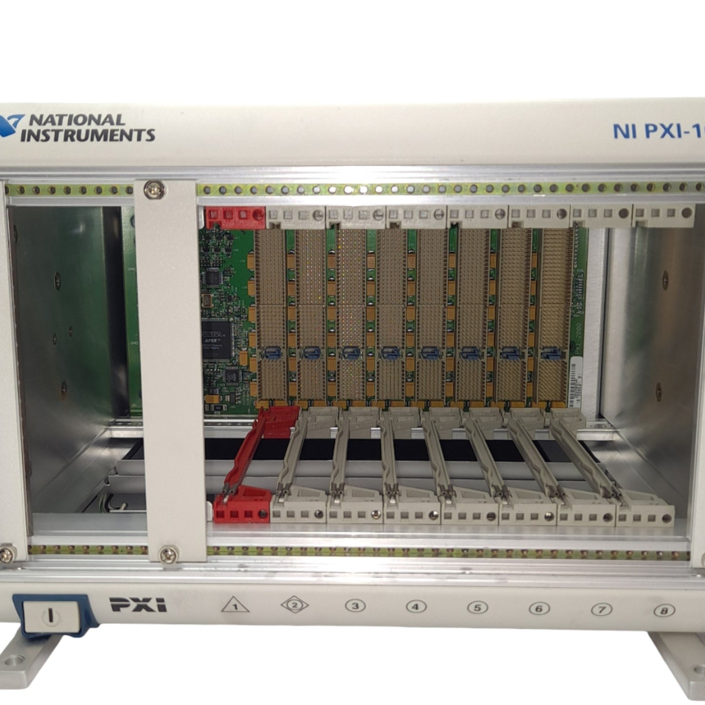 Used National Instruments PXI-1042 PXI Chassis, 8-Slot Universal, 100-240VAC 8A
