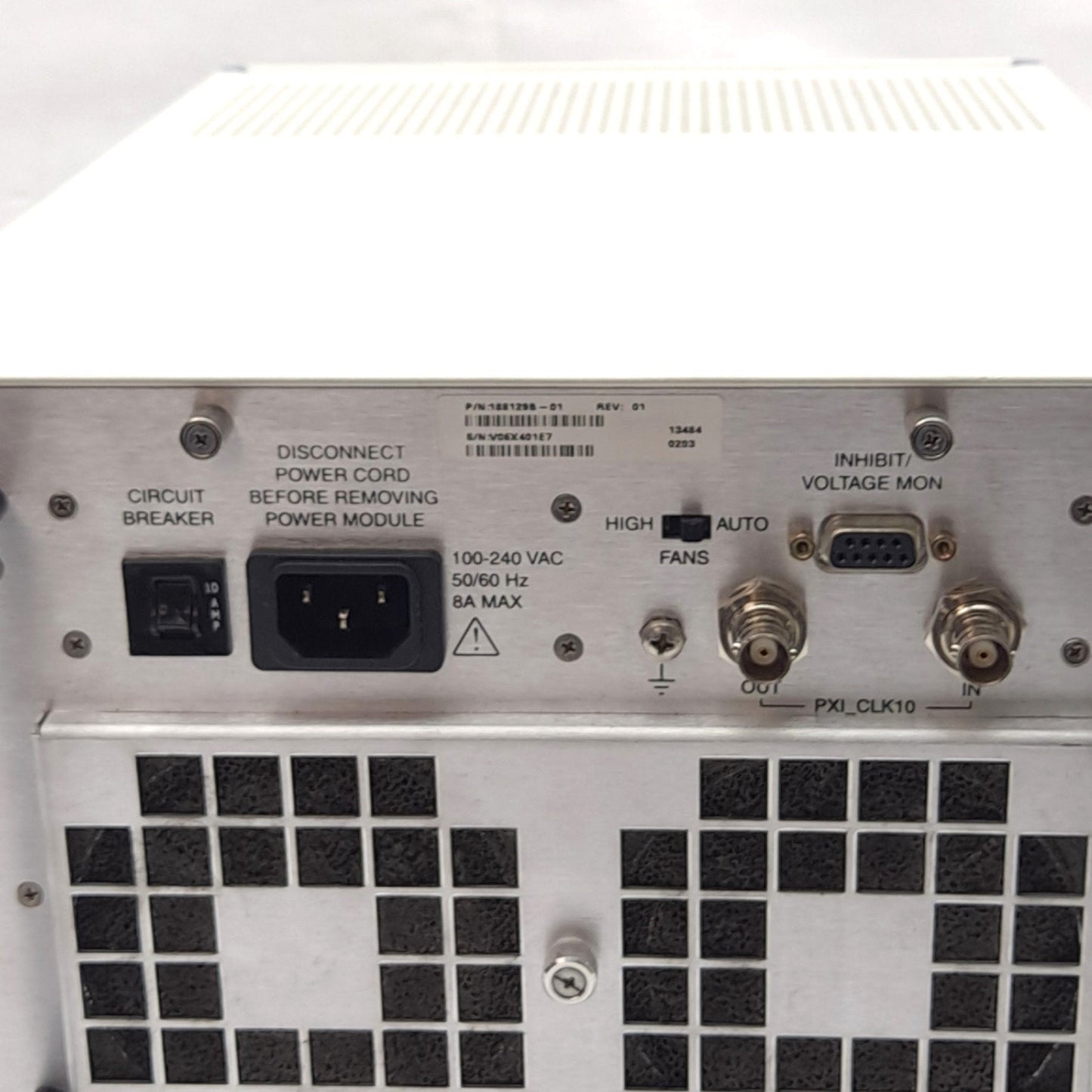 Used National Instruments PXI-1042 PXI Chassis, 8-Slot Universal, 100-240VAC 8A
