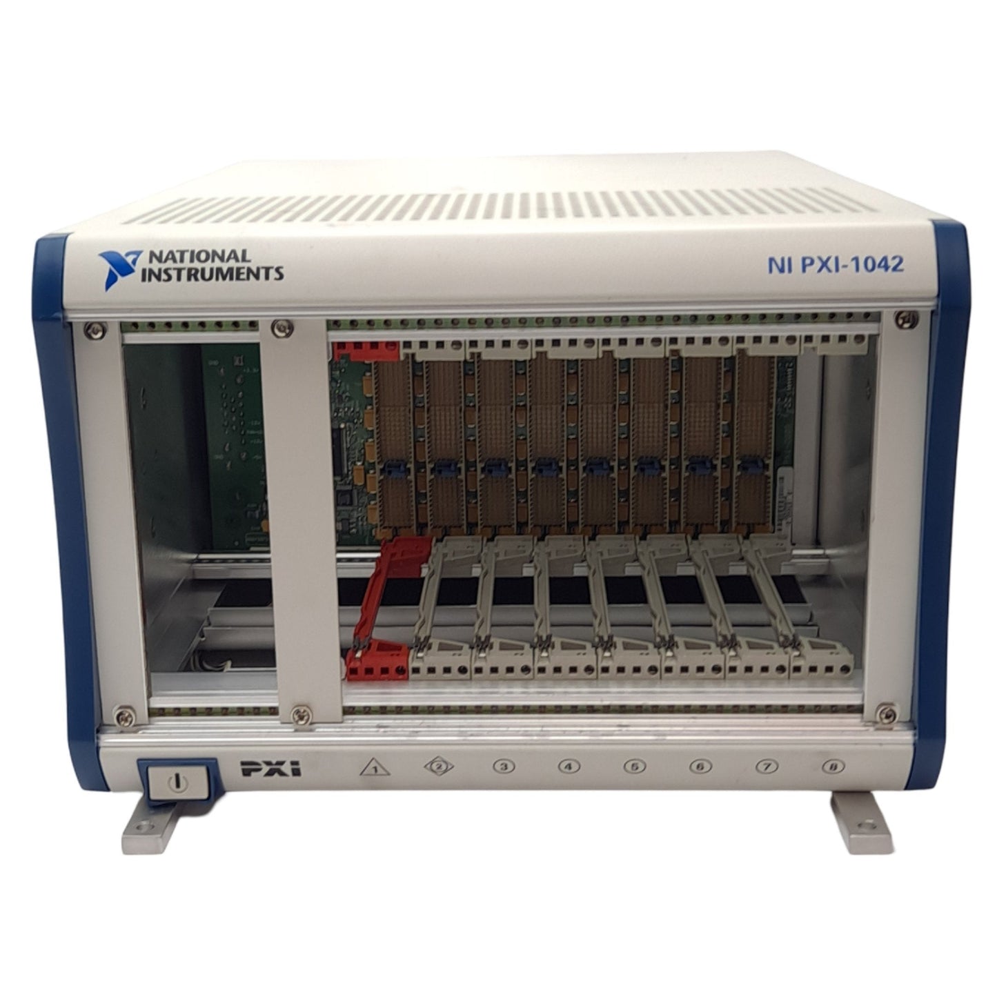 Used National Instruments PXI-1042 PXI Chassis, 8-Slot Universal, 100-240VAC 8A