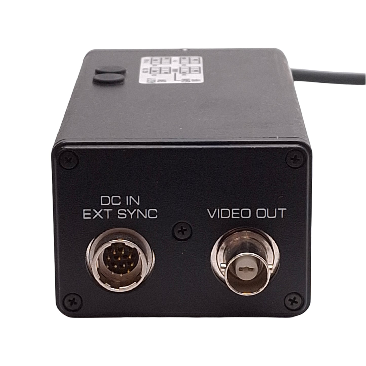 Used JAI CV-38K Remote Head Camera, Monochrome 1/2" CCD 768x494, 12-Pin Hirose, 12VDC