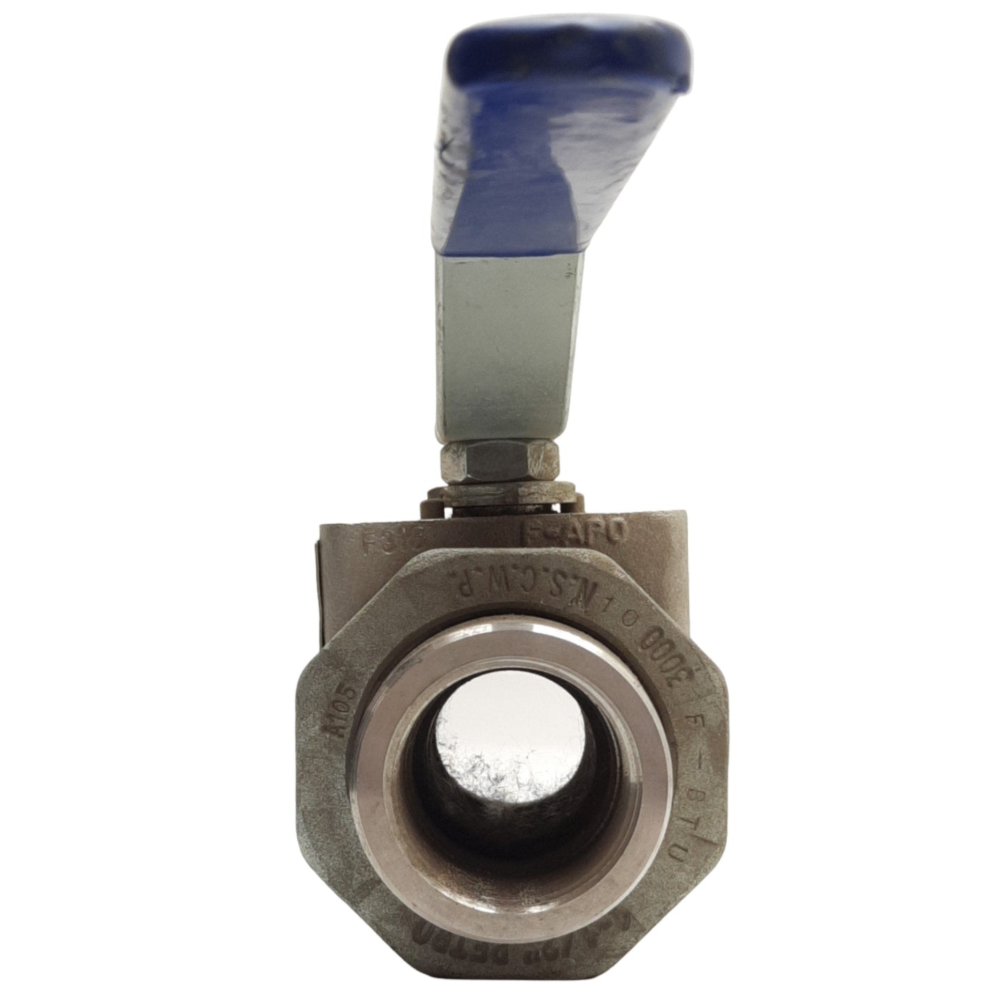 Used McCanna/Marpac 11/2SS E790 12TT Butt-Weld SS Ball Valve 1-1/2in B16.24, 2500CWP
