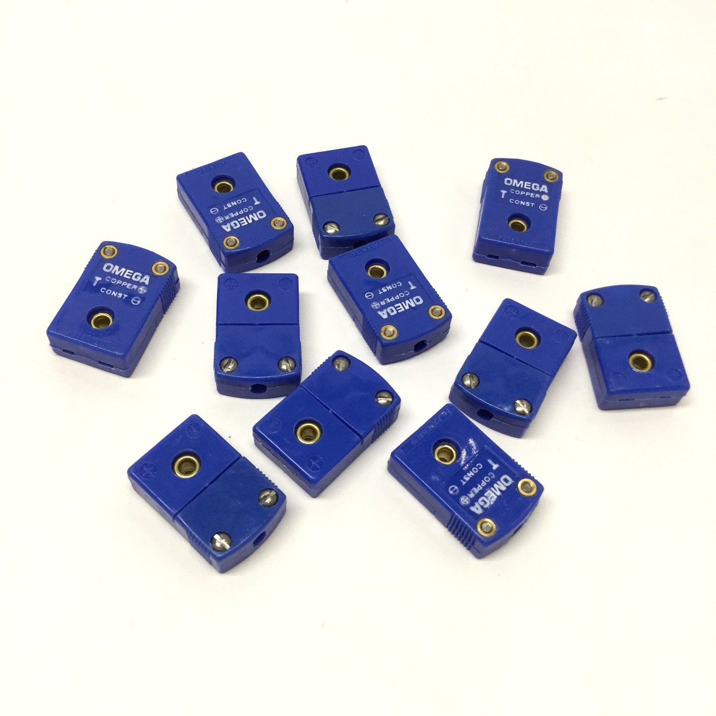 New – Open box Lot of 11 Omega SMP-T-F Thermocouple Mini Connector Female, Type T, -29 to 180°C