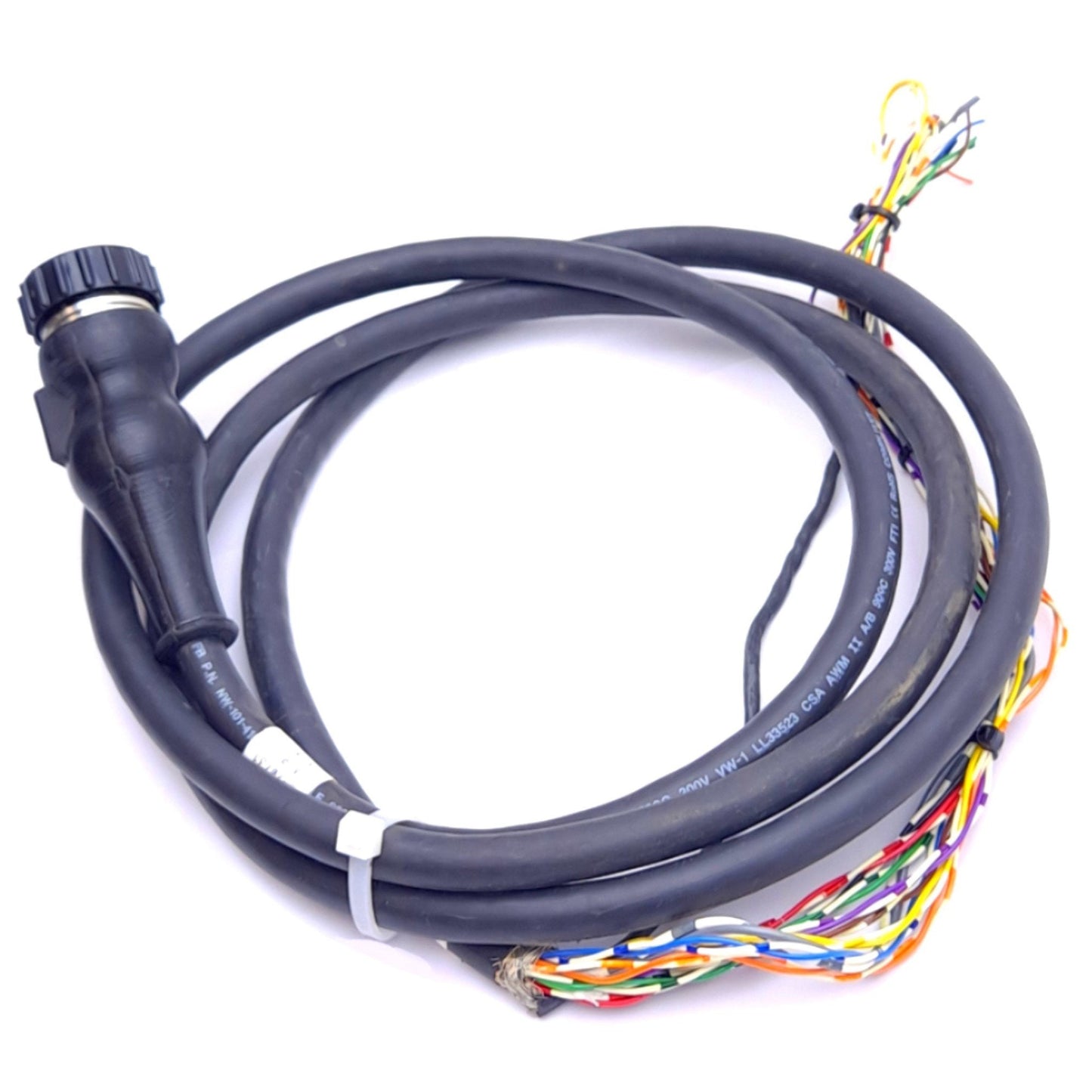 Used Flex Cable FC-CFBM6DF-CBAF-M002 Servo Motor Feedback Cable, 28-P Female, 2m