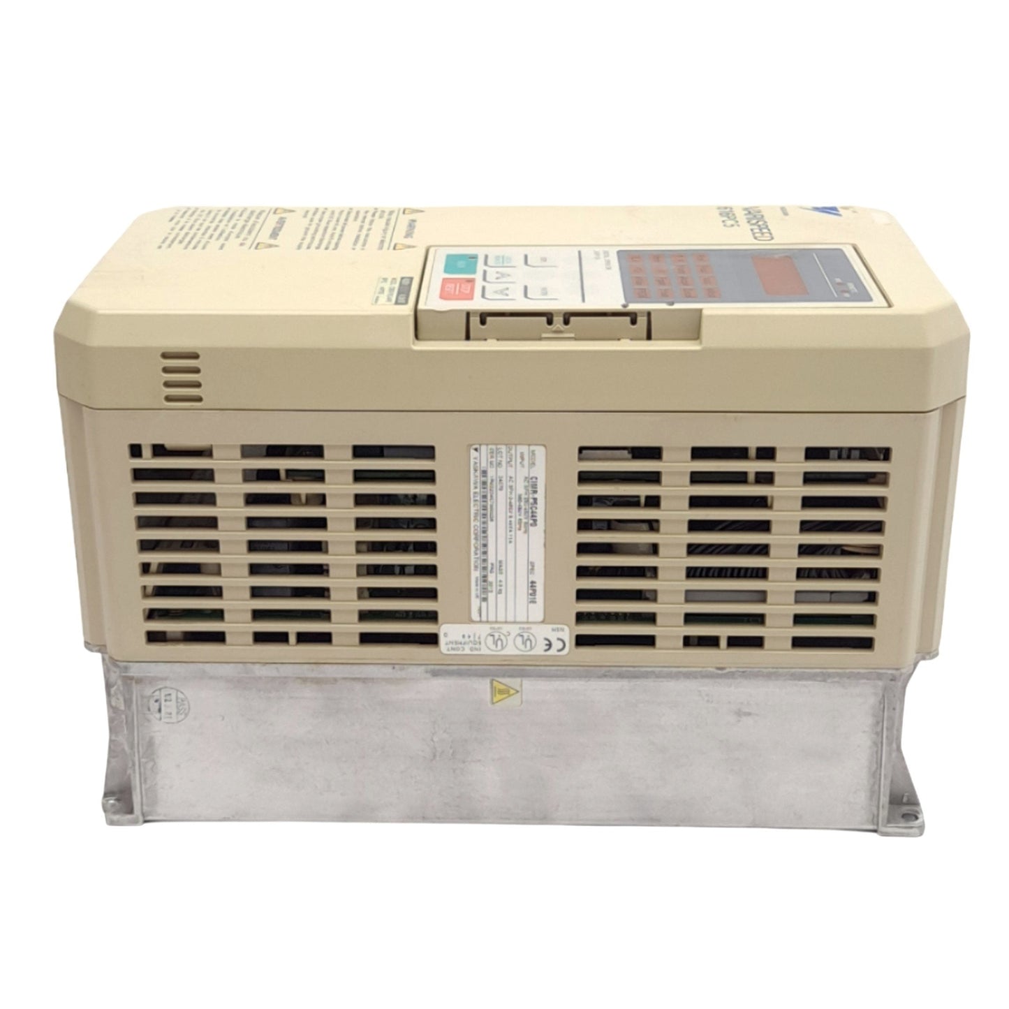 Used Yaskawa CIMR-P5C44P0 Varispeed Inverter, 3-Phase, 400VAC In, 0-460VAC 11A Out
