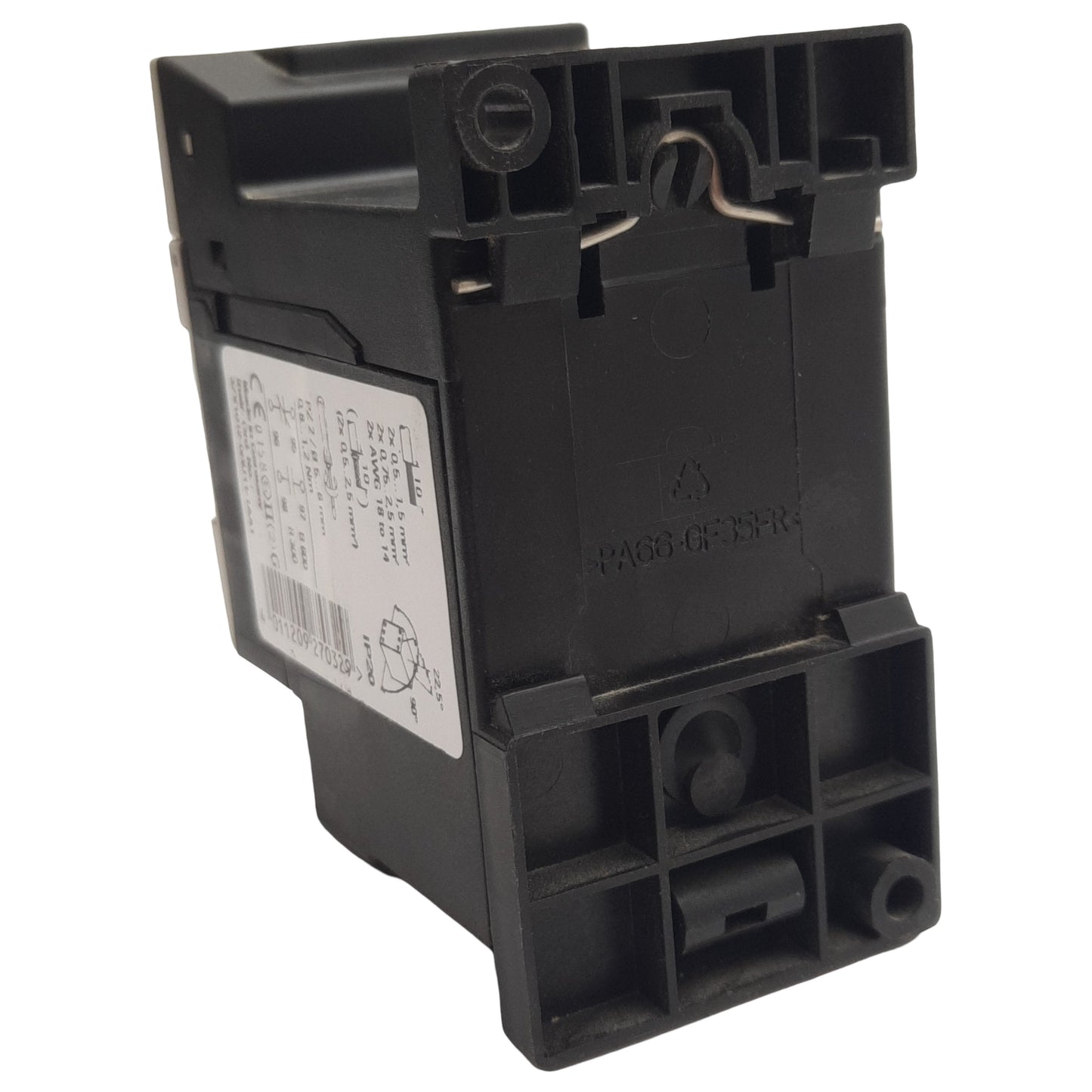 Used Siemens 3RU1116-1AB0 Thermal Overload Relay, 3-Pole 1NO/1NC, 690VAC 1.6A