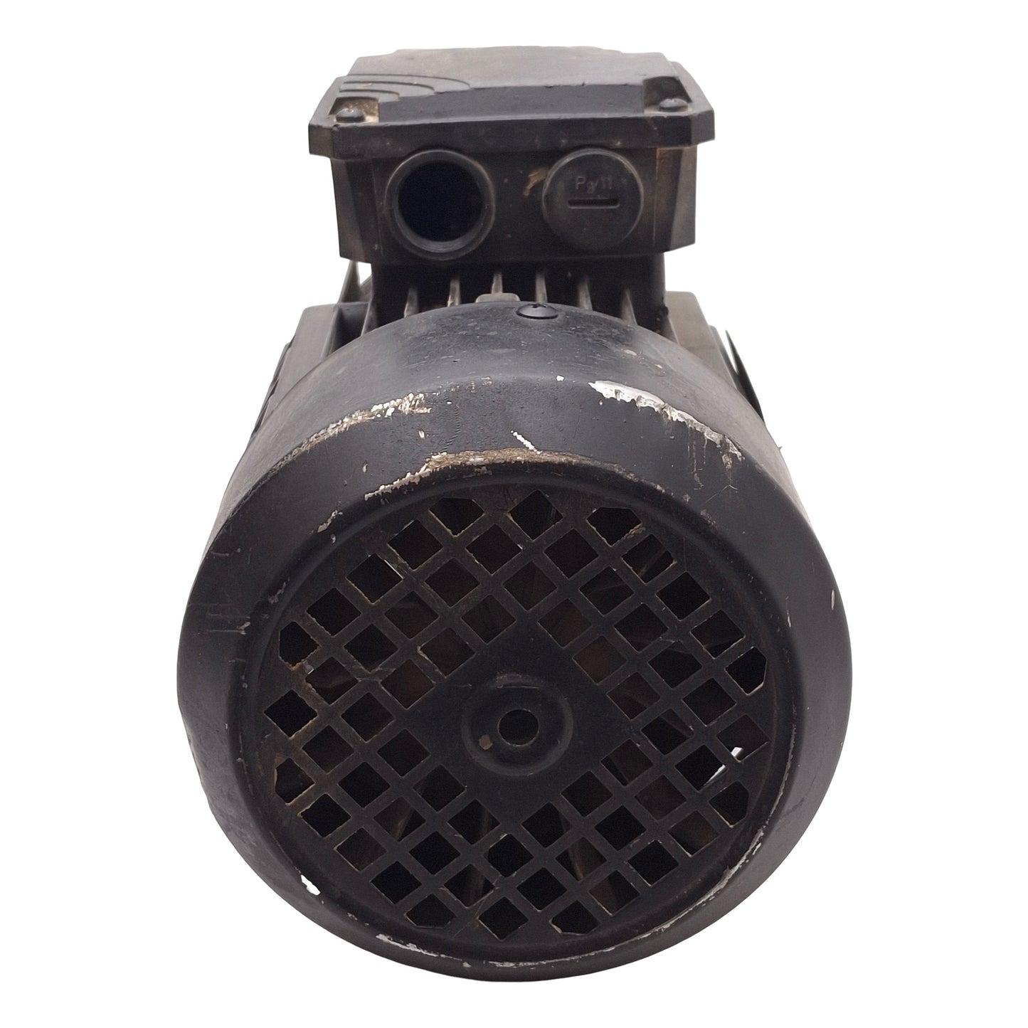 Used AEG AM71ZAA2 + NMRV 040 Gearmotor, 40:1 ø18mm Bore, 3Ø 265∆/460Y 0.43kW/0.60HP