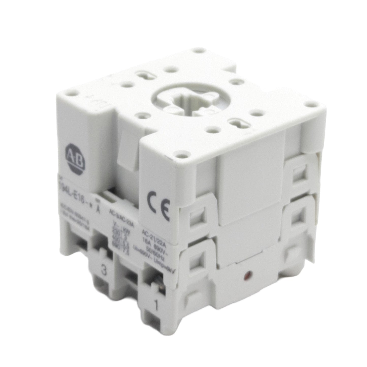 Used Allen Bradley 194L-E16-1751 Load/Disconnect Switch, 1-Pole, 690VAC 16A Contact