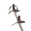 Used Lightnin Mixer End, 2-Impeller ø8.75in, Length: 100in, Rod: ø1in, Flange: ø4.75