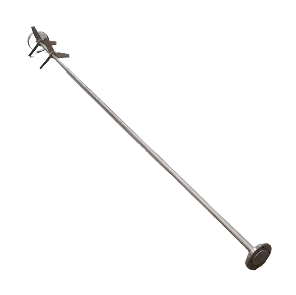Used Lightnin Mixer End, 2-Impeller ø8.75in, Length: 100in, Rod: ø1in, Flange: ø4.75