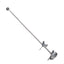 Used Lightnin Mixer End, 2-Impeller ø8.75in, Length: 100in, Rod: ø1in, Flange: ø4.75