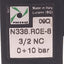 Used Pneumax N338.R0E-8 Solenoid Valve, 3/2 Normally Closed, 0-10bar, 24VDC Coil