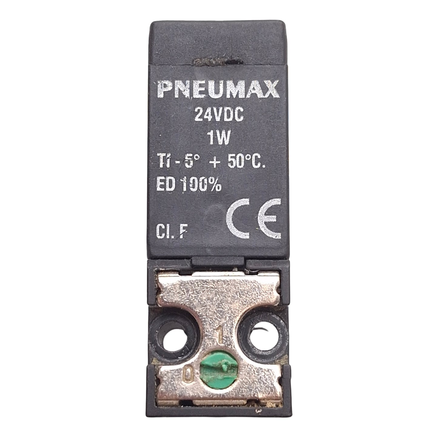 Used Pneumax N338.R0E-8 Solenoid Valve, 3/2 Normally Closed, 0-10bar, 24VDC Coil