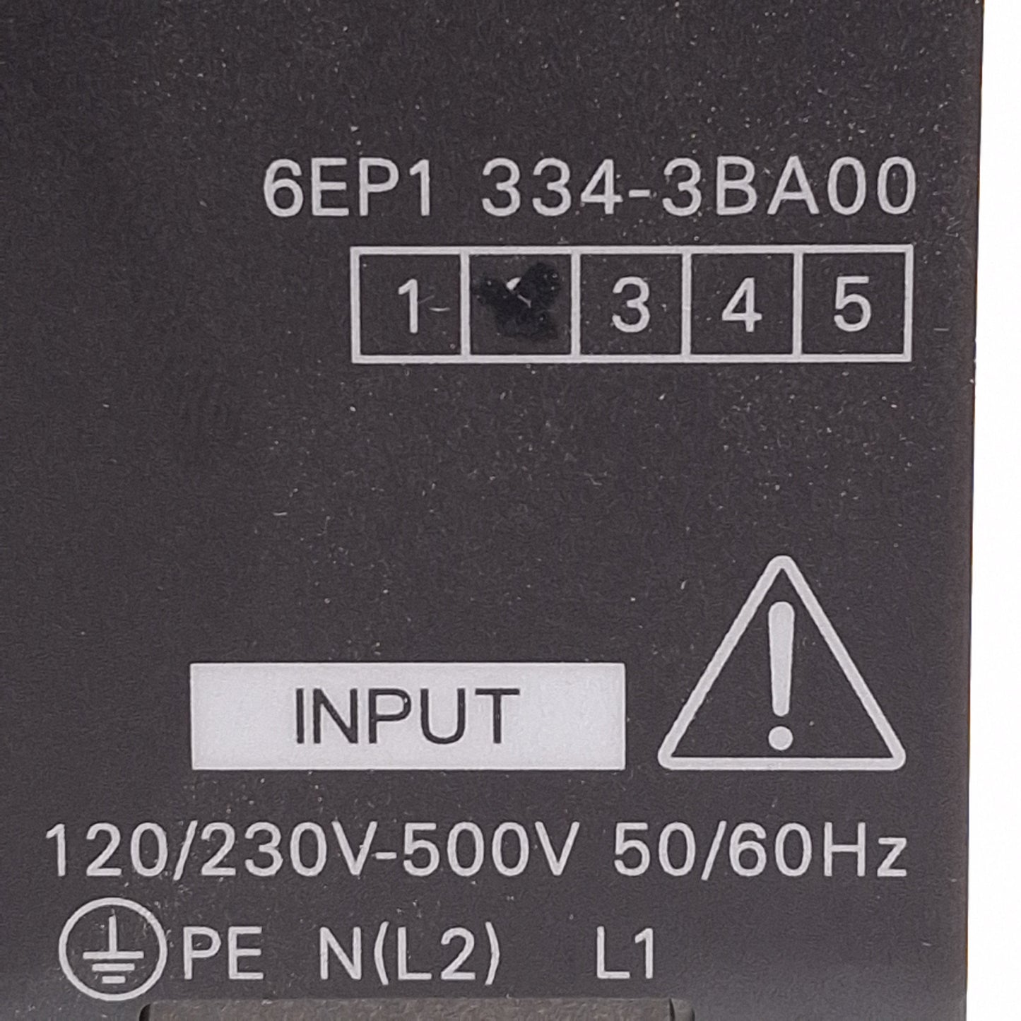 Used Siemens 6EP1334-3BA00 SITOP Power Supply 120/230-500VAC Input, 24VDC Output 240W