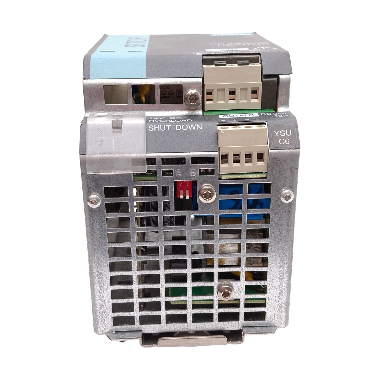 Used Siemens 6EP1334-3BA00 SITOP Power Supply 120/230-500VAC Input, 24VDC Output 240W