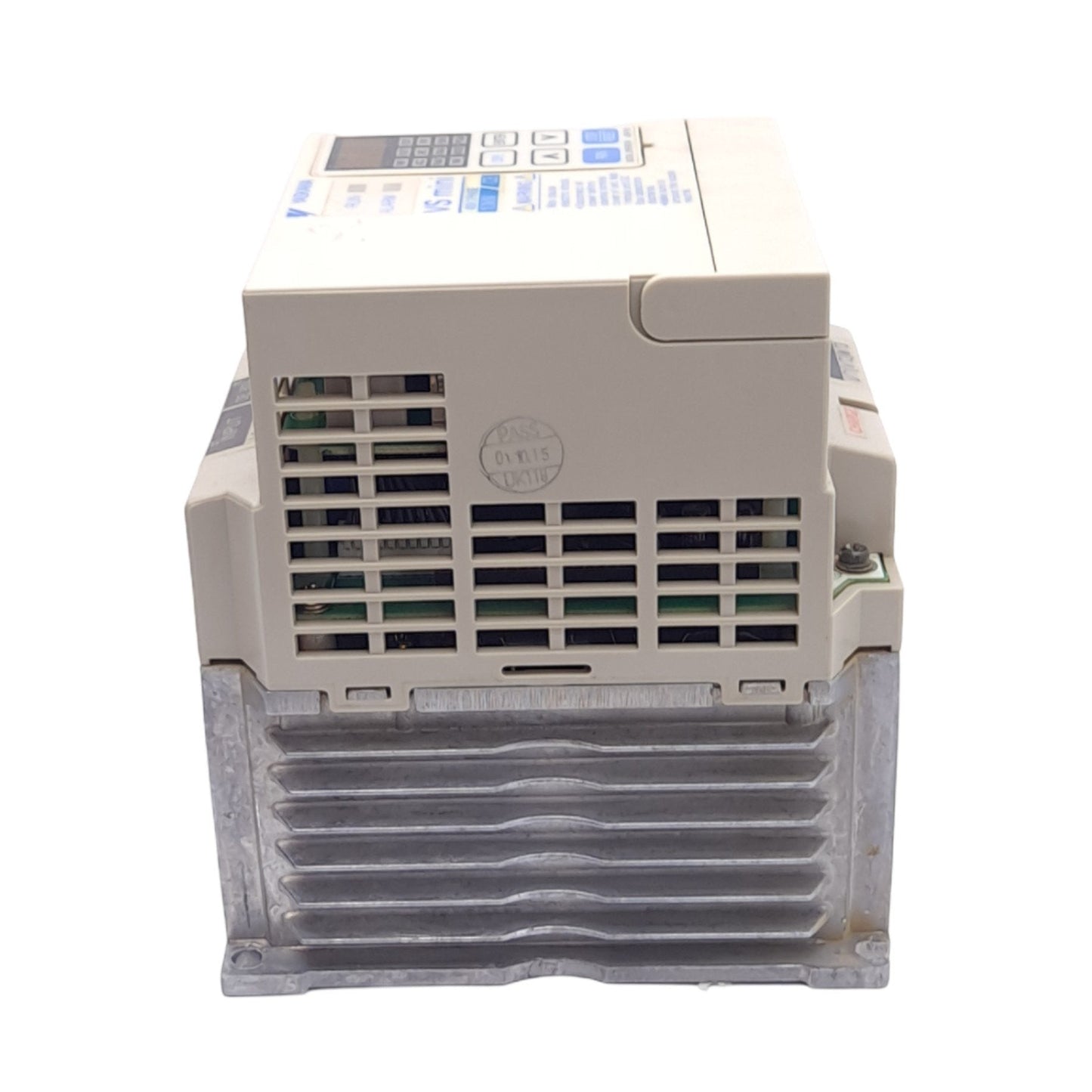 Used Yaskawa CIMR-XCBC40P7 VS Mini Inverter, 3-Phase, 400VAC In, 0-460VAC 3.4A Out