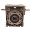 Used Motovario NRV050 Right Angle Worm Gear Speed Reducer 10:1 ø25mm Bore ø14mm Shaft