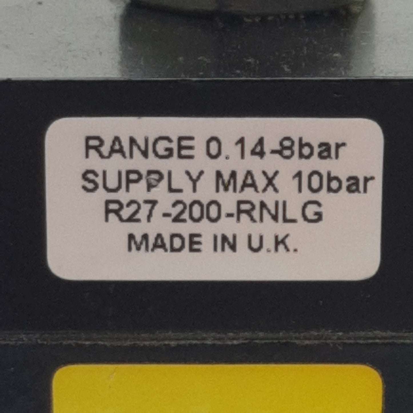 Used Norgren R27-200-RNLG Pressure Regulator, G1/4in, 0.14-8bar Set Range, 10bar Max