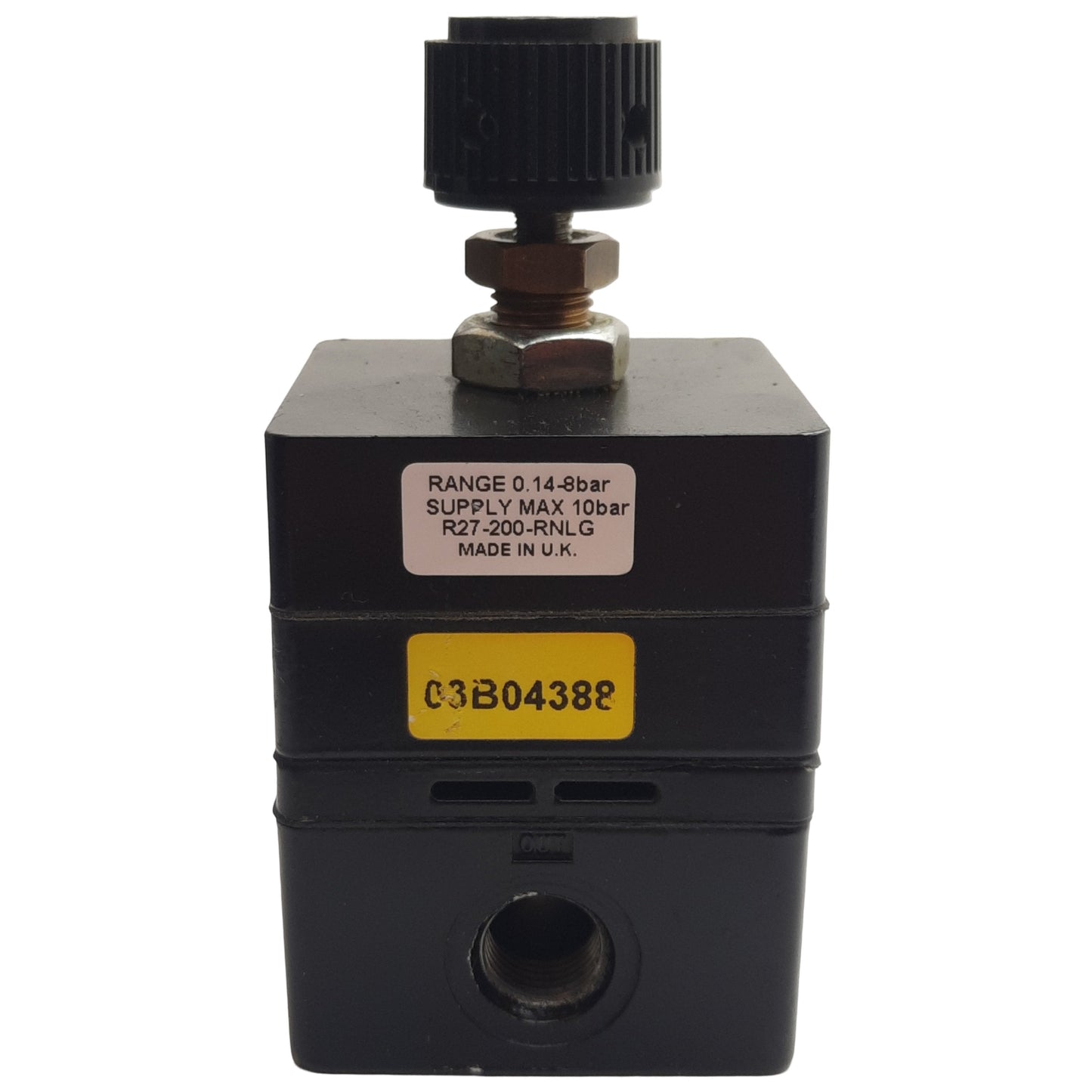 Used Norgren R27-200-RNLG Pressure Regulator, G1/4in, 0.14-8bar Set Range, 10bar Max