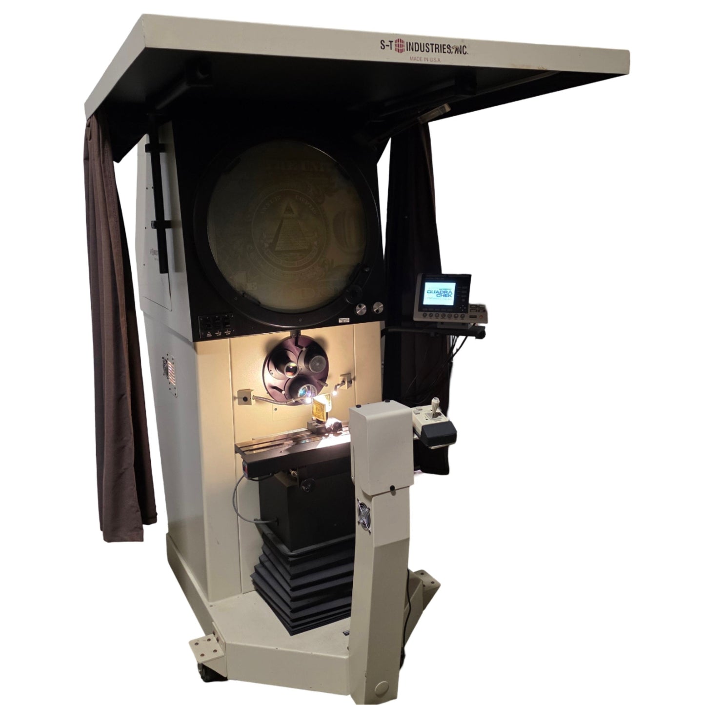 Used Scherr Tumico 20-2450 24" Horizontal Beam Optical Comparator With QC-221E 120VAC