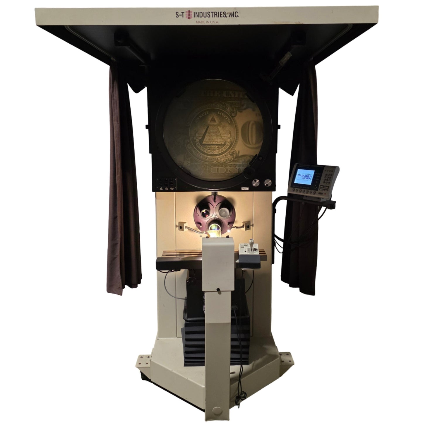 Used Scherr Tumico 20-2450 24" Horizontal Beam Optical Comparator With QC-221E 120VAC