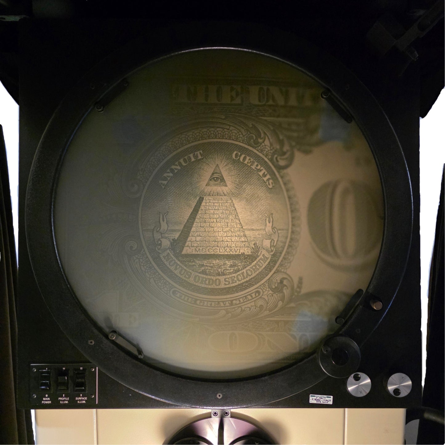 Used Scherr Tumico 20-2450 24" Horizontal Beam Optical Comparator With QC-221E 120VAC