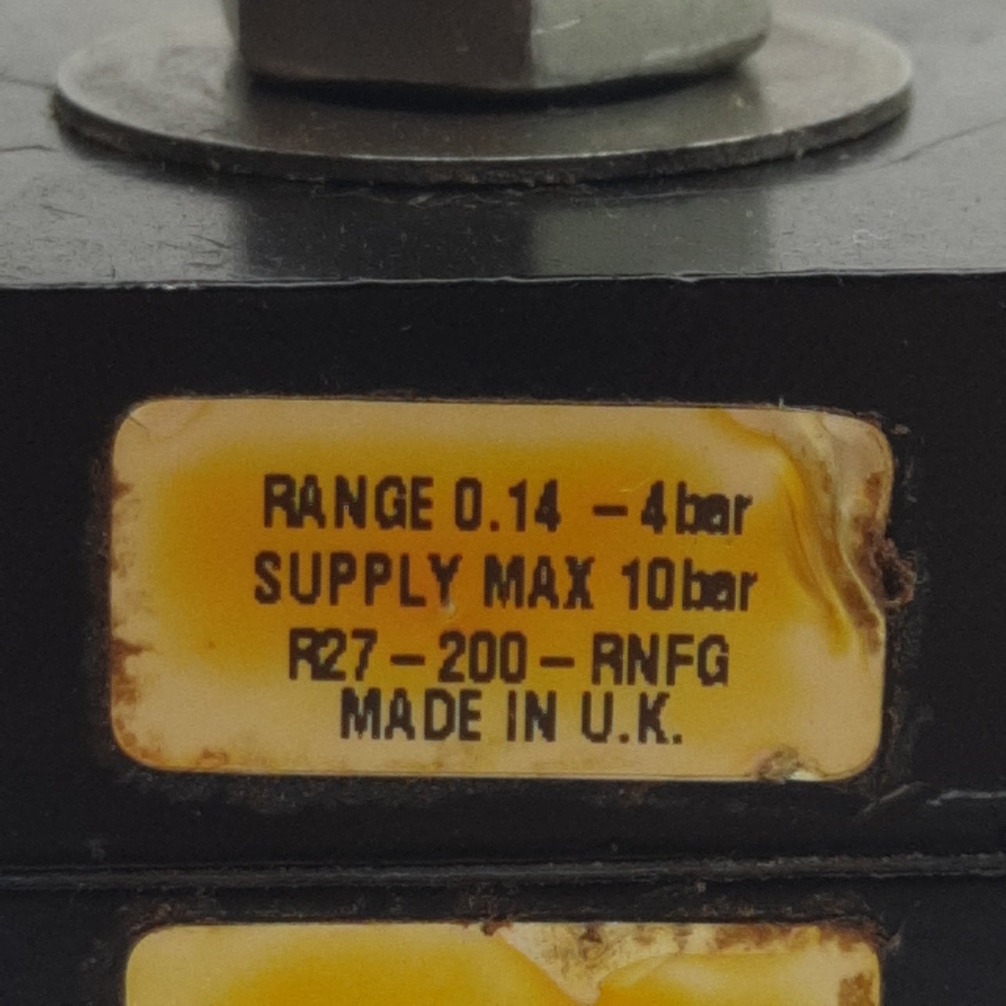 Used Norgren R27-200-RNFG Pressure Regulator, G1/4in, 0.14-4bar Set Range, 10bar Max